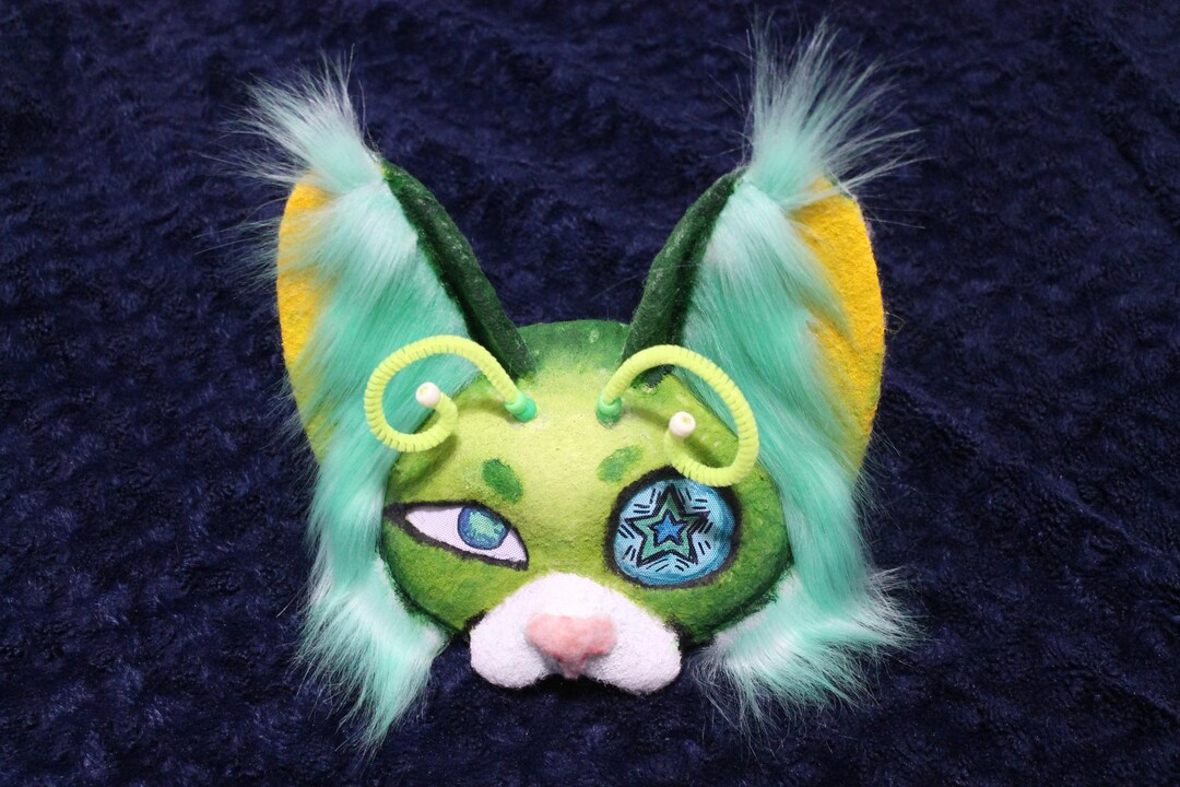 Therian Alien Cat Mask - Etsy