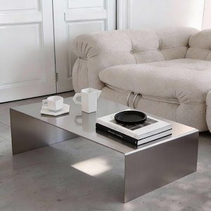 Stainless Steel Coffee Table - Etsy Canada
