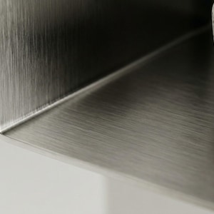 Minimalist Steel Floating Shelf, Modern Industrial Wall Decor, Custom Size Organizer image 5