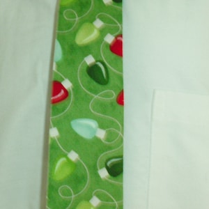 Christmas Tie for Little  Boys Featuring Holiday Lights