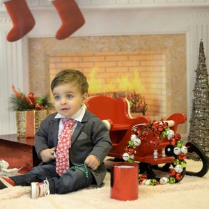 Snowflake  Neck Tie for Boys and Toddlers