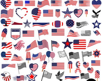 傷んだアメリカ国旗に描かれた愛国的なオオカミの SVG ファイル - 個人