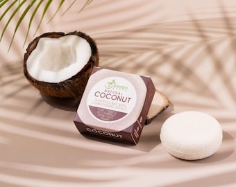 Natural Coconut Shampoo Bar – Conditioning, Vegan, Eco-Friendly Hair Soap