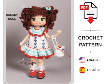 Amigurumi Crochet Pattern : Rosary Doll (Tutorial PDF)