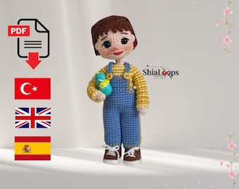 Mustafa Amigurumi Niño- Patrón de Ganchillo PDF