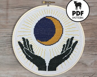 PATTERN- Grow Your Glow- PDF cross stitch pattern instant download