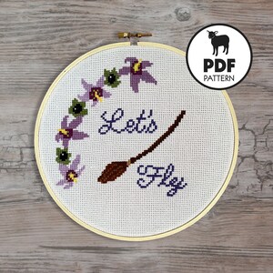 PATTERN- Grow Your Glow- PDF cross stitch pattern instant download