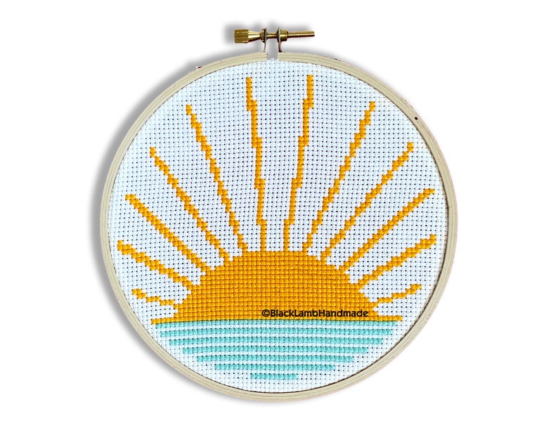 PATTERN- Sunrise- PDF Cross Stitch Pattern Instant Download - Etsy