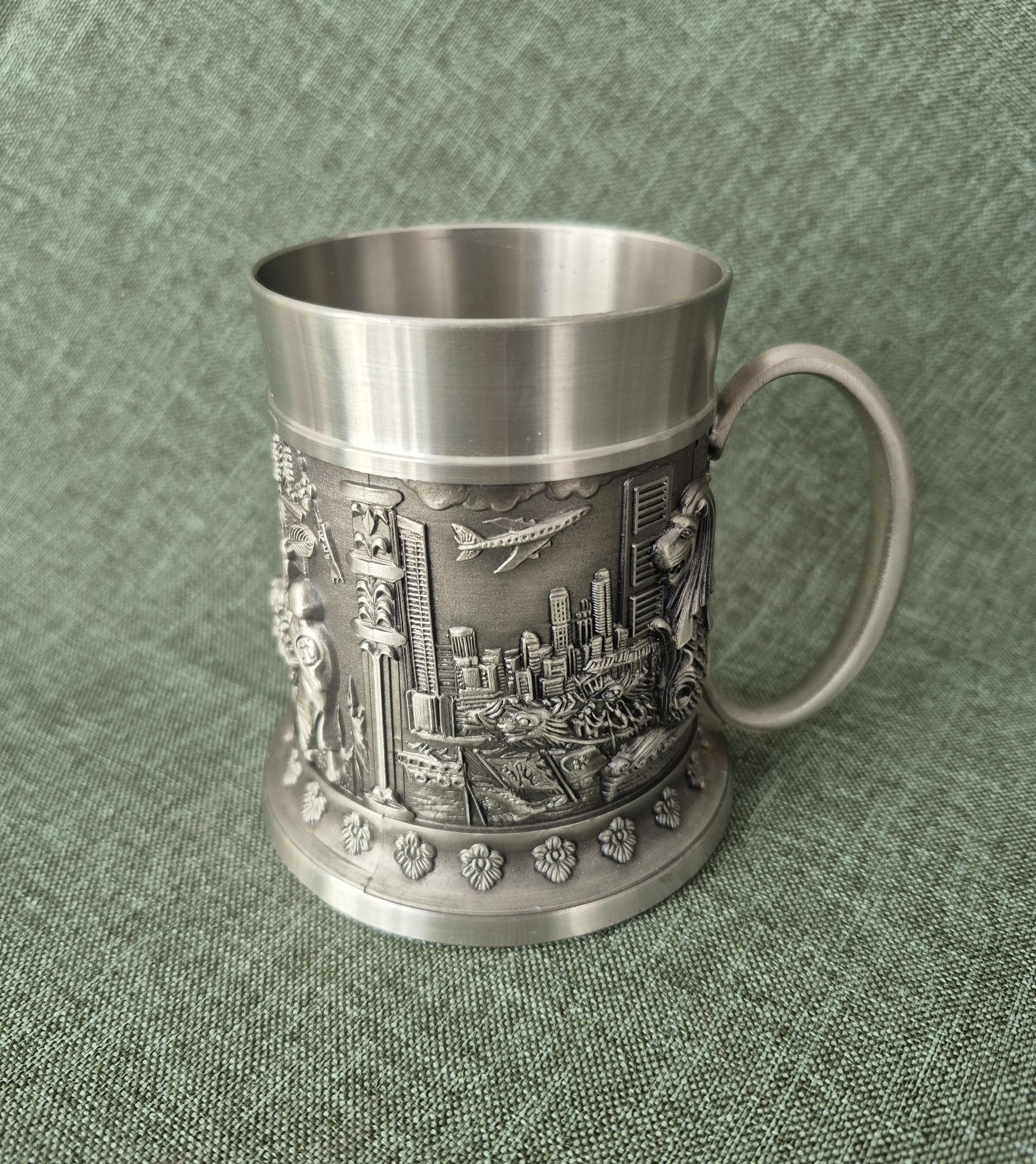 Vintage Pewter Jug Garden City Pewter Singapore, Circa 1970s–1980s