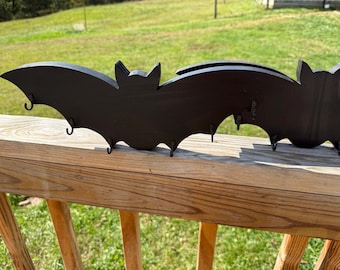 Bat Key Holder: Entryway Organizer with 6 Hooks