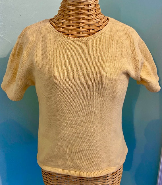 Vintage Eddie Bauer Short Sleeve Sweater