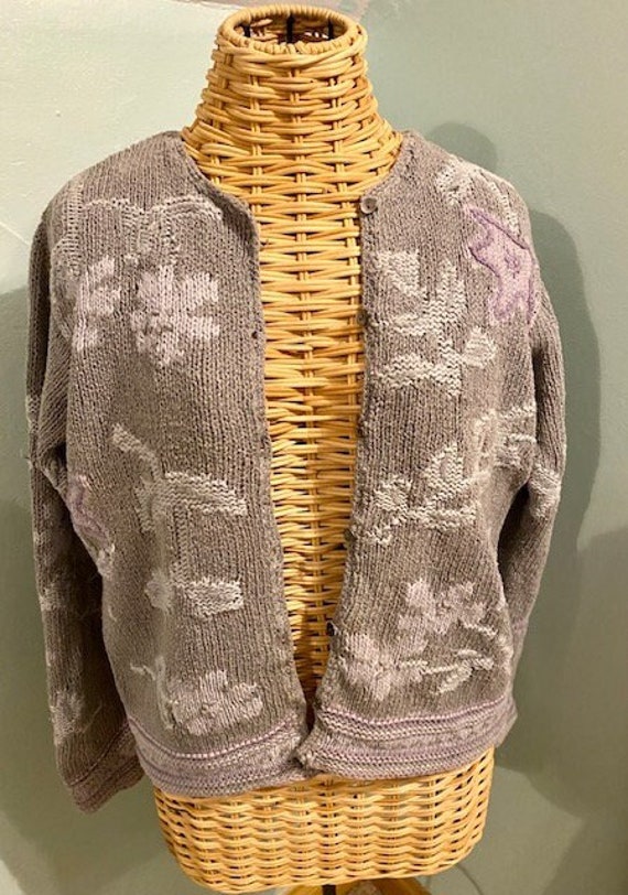 Vintage Eddie Bauer Linen Cotton Spring Floral Car