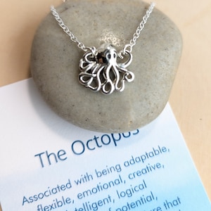 Octopus Necklace Etsy