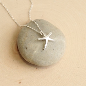 Sterling Silver Sliding Starfish Necklace image 2