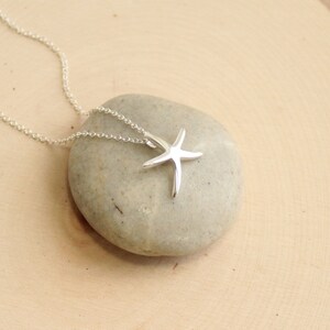 Sterling Silver Sliding Starfish Necklace image 3