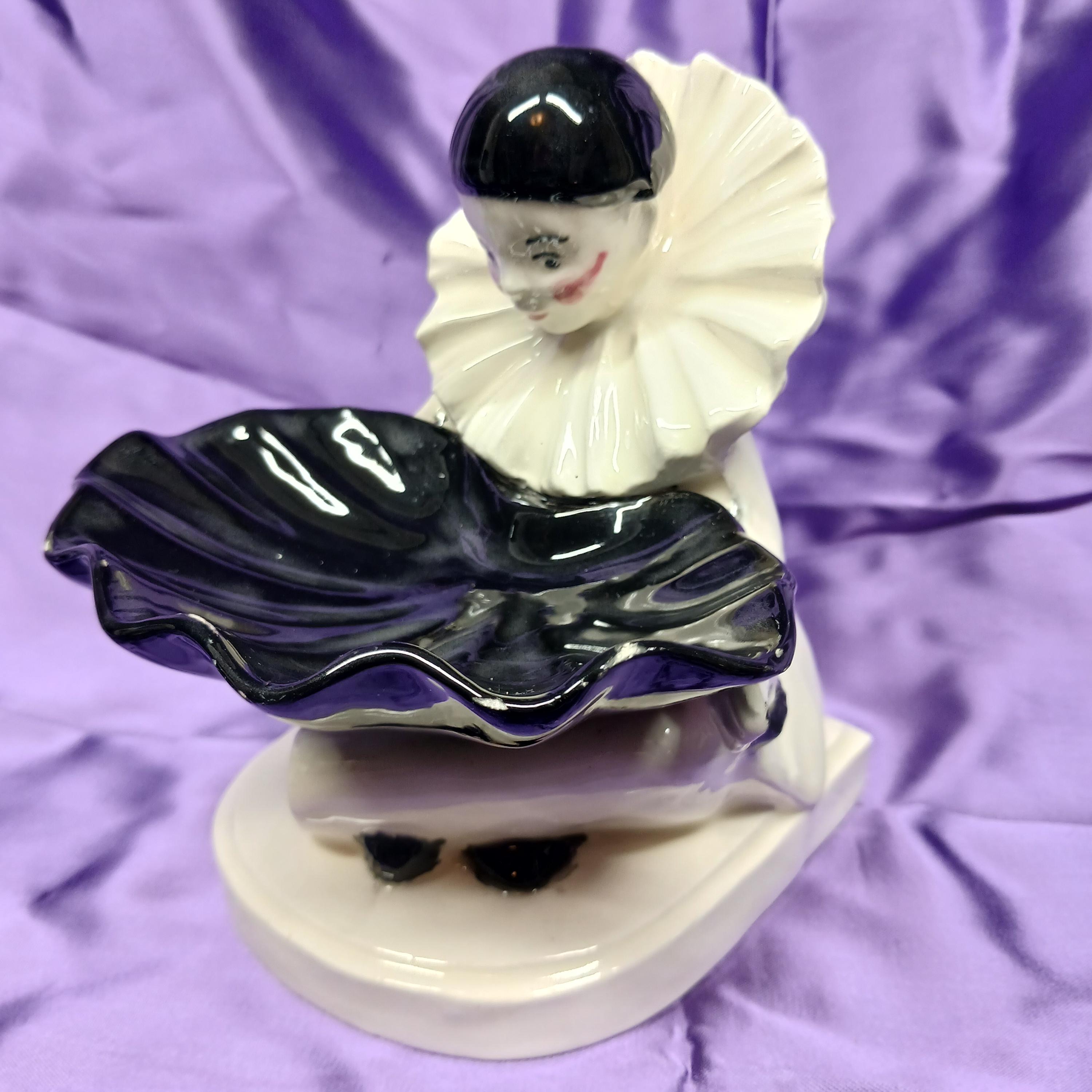 Vintage Pierrot Figurine - Etsy