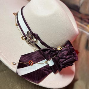 Chic Plum Women\'s Hat with Band Plum red Oxley Fedora - Hicks & Brown main image 4