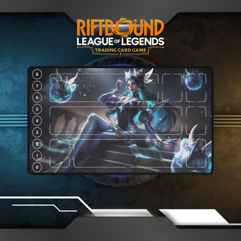 Riftbound Playmat Syndra | TCG Card Game Playmat - Etsy