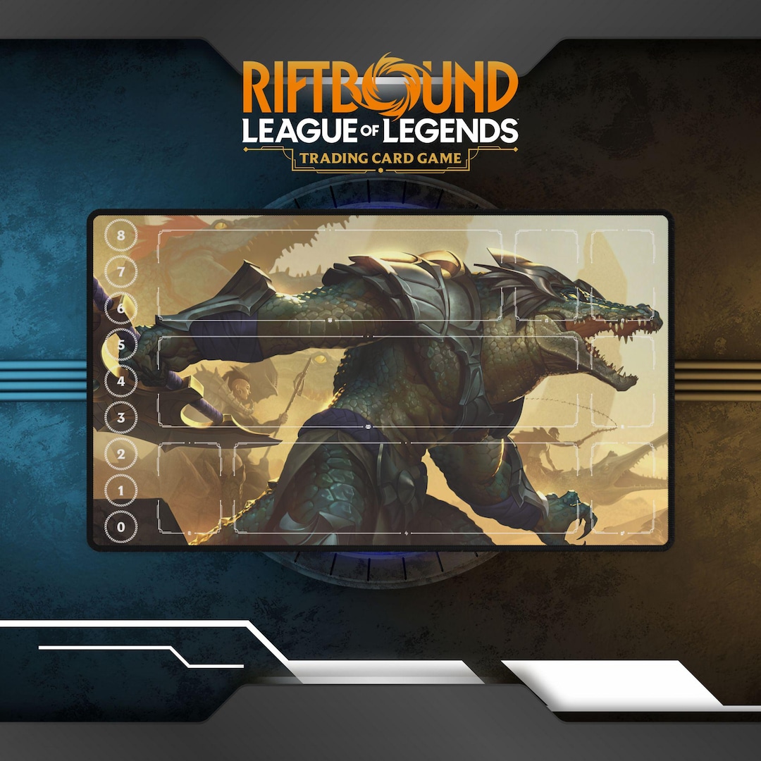 Riftbound Playmat Renekton | TCG Card Game Playmat - Etsy