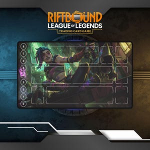 Riftbound-speelmat Jinx | TCG-kaartspelspeelmat