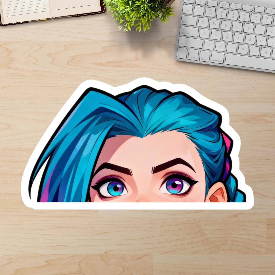 Jinx Decal Code Arcane Jinx Peeker League of Legends Waterproof Vinyl Decal, Premium ...