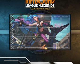 Tapete de juego Riftbound Jinx / Tapete de juego para juego de cartas coleccionables