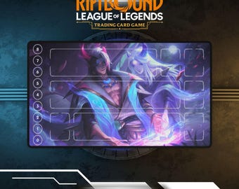 Riftbound Playmat Aphelios | Trading Card Game Playmat, TCG Playmat