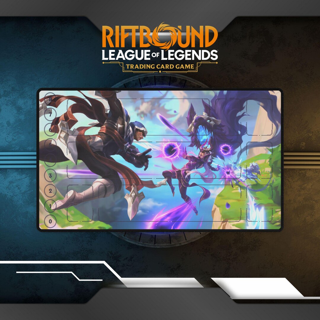 Riftbound Playmat Kindred, Syndra, Talon | TCG Card Game Playmat - Etsy