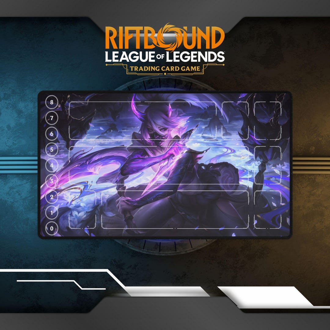 Riftbound Playmat Akali | TCG Card Game Playmat - Etsy