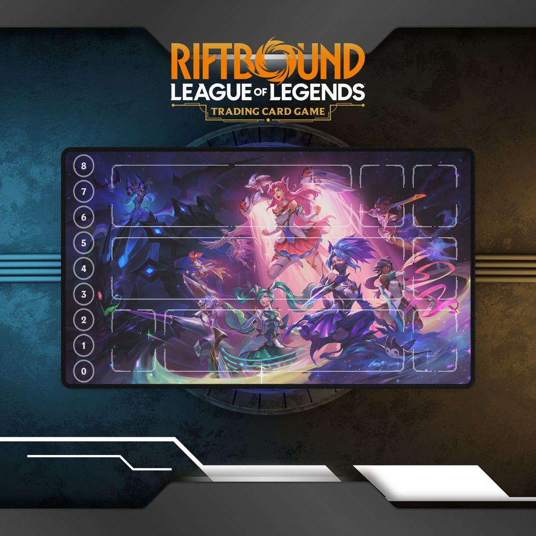 Riftbound Playmat Star Guardian | TCG Card Game Playmat - Etsy