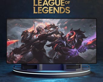 Alfombrilla de escritorio Darius & Garen League of Legends / alfombrilla de escritorio lol, alfombrilla de ratón lol, alfombrilla de juego lol / alfombrilla de escritorio gamer, alfombrilla de ratón gamer, alfombrilla de juego TCG