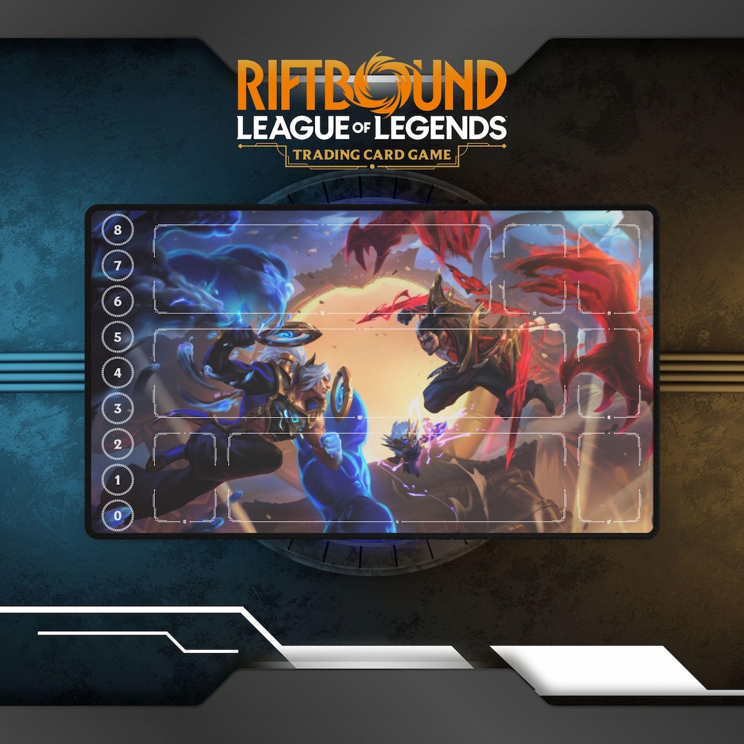 Riftbound Playmat Sett, Zed, Kennen | TCG Card Game Playmat - Etsy