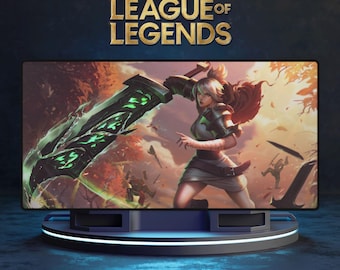 Alfombrilla de escritorio Riven League of Legends / alfombrilla de escritorio lol, alfombrilla de ratón lol, alfombrilla de juego lol / alfombrilla de escritorio gamer, alfombrilla de ratón gamer, alfombrilla de juego gamer, alfombrilla de juego TCG