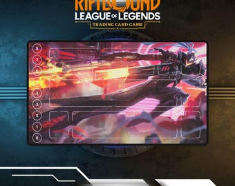 Tapete de juego Riftbound Lucian / Tapete de juego de cartas TCG