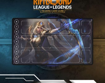 Riftbound Playmat Ashe | Trading Card Game Playmat, TCG Playmat