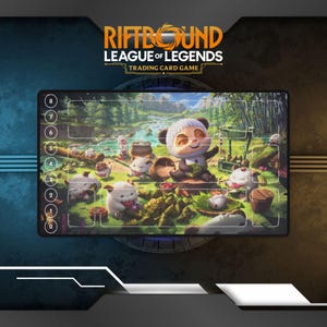 リフトバウンド プレイマット ティーモ＆ポロ | TCGカードゲーム プレイマット
