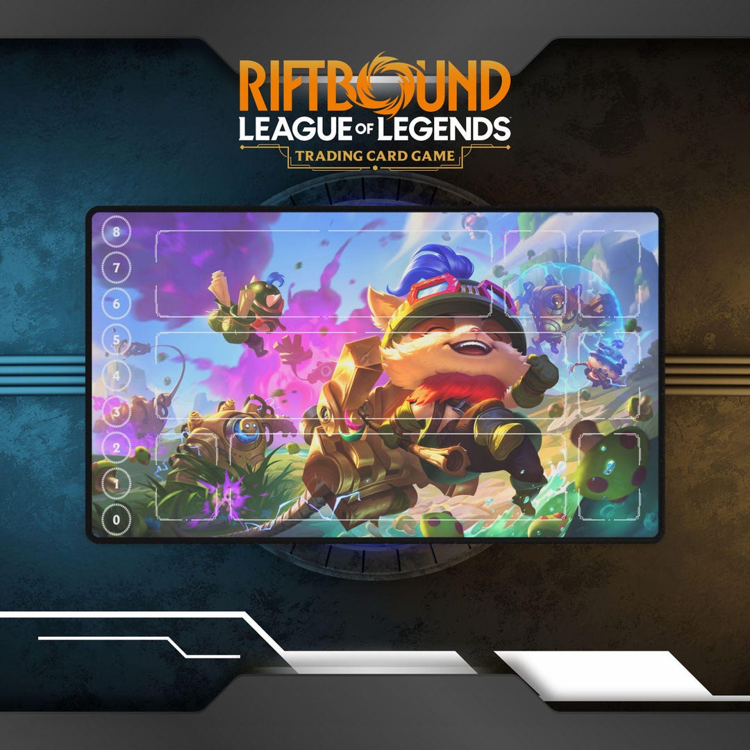 Riftbound Playmat Teemo | TCG Card Game Playmat - Etsy