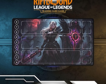 Mata do gry Riftbound Leona | Mata do gry w karty kolekcjonerskie, mata do gry TCG