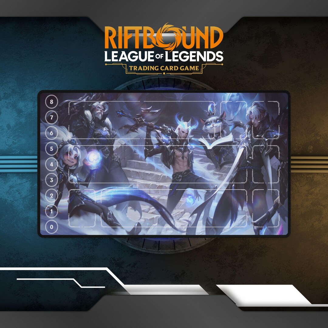 Riftbound Playmat Zoe, Aphelios, Viego, Yuumi, Graves | TCG Card Game ...