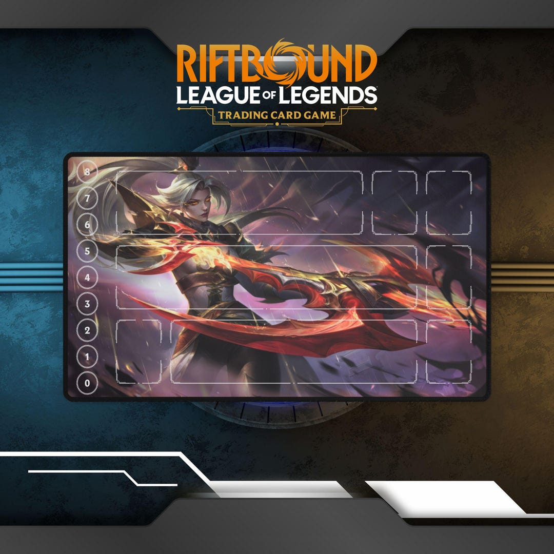 Riftbound Playmat Vayne | TCG Card Game Playmat - Etsy