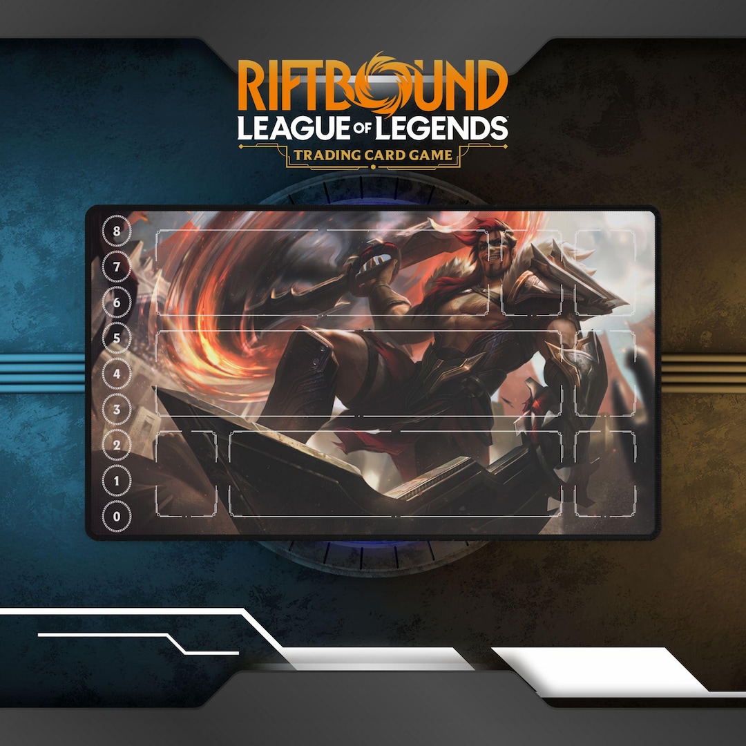Riftbound Playmat Draven | TCG Card Game Playmat - Etsy
