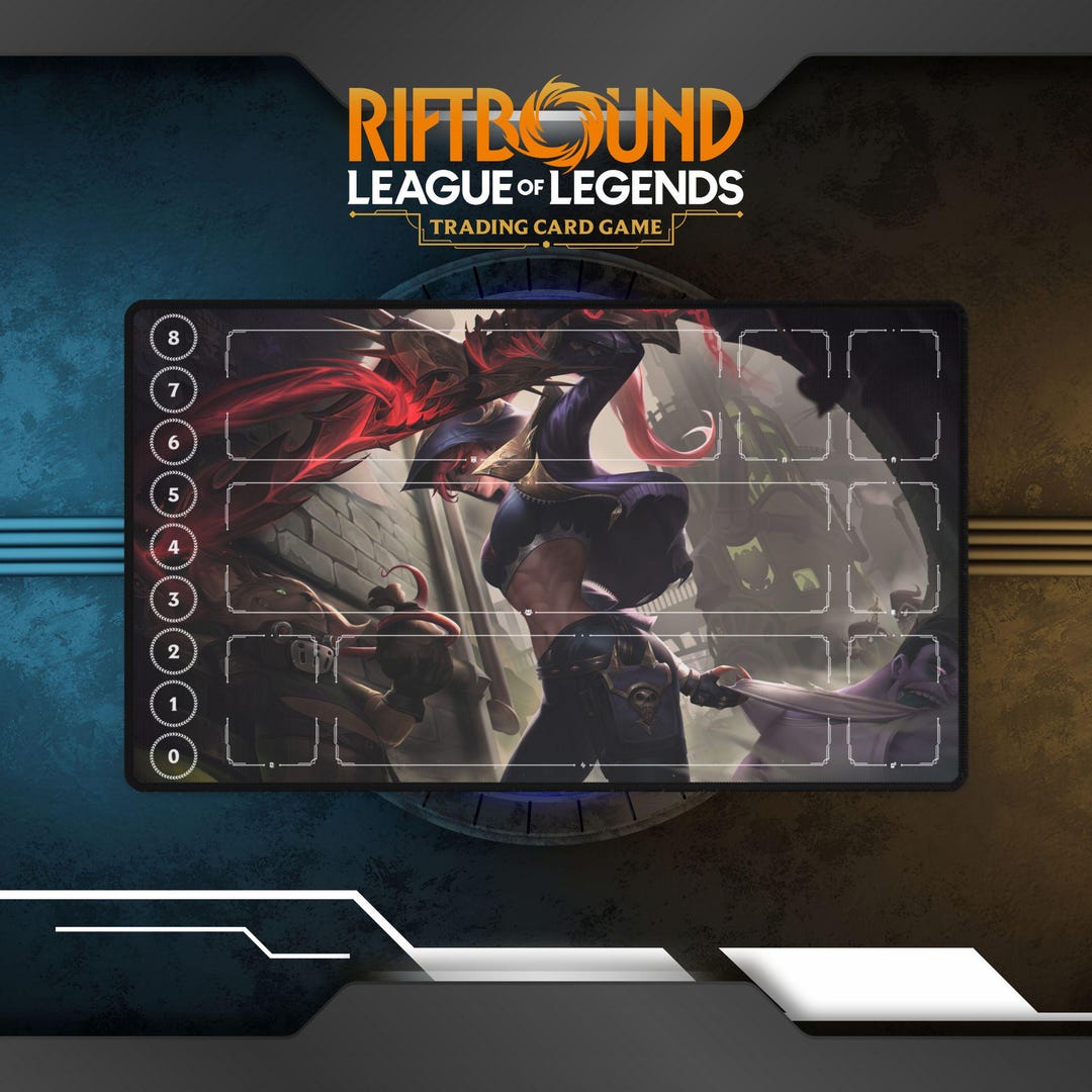 Riftbound Playmat Riven & Dr. Mundo | TCG Card Game Playmat - Etsy