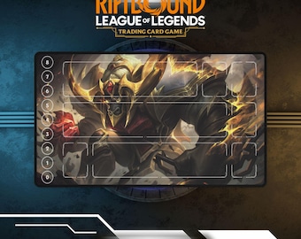 Tapete de juego Riftbound Alistar / Tapete de juego de cartas TCG