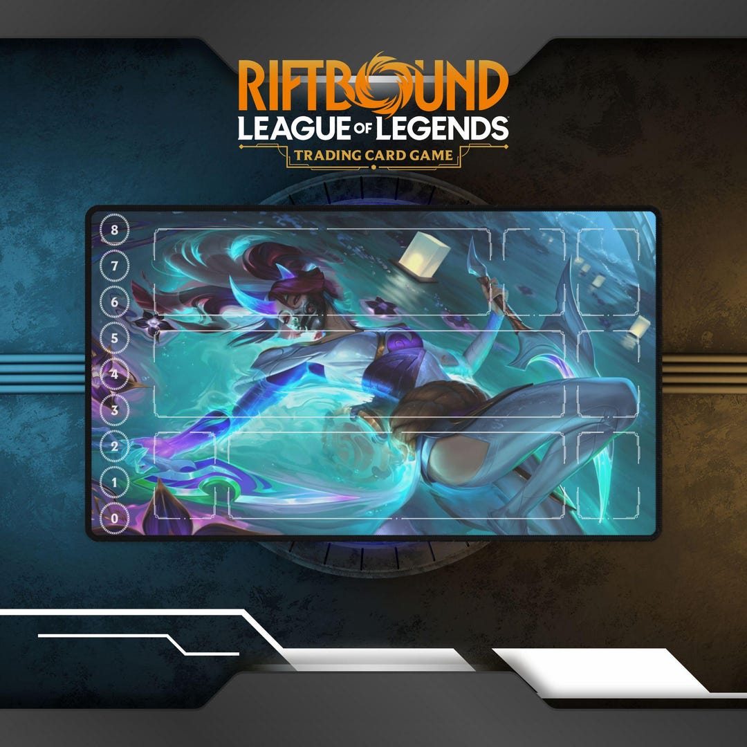 Riftbound Playmat Akali | TCG Card Game Playmat - Etsy