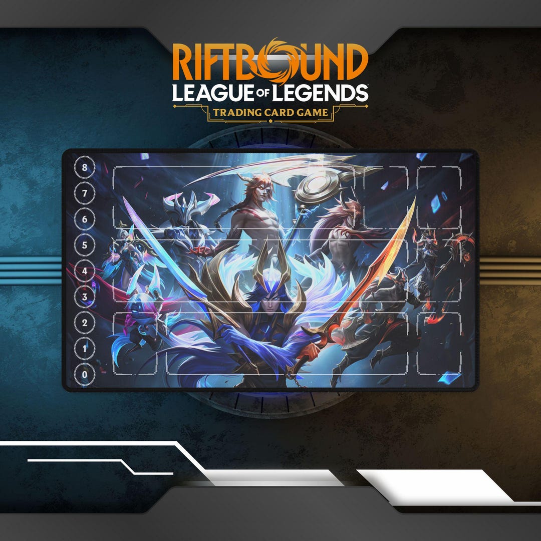 Riftbound Playmat Morgana, Yone, Kayn, Vex, Tryndamere, Lillia | TCG ...