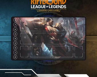 Tapete de juego Riftbound Darius / Tapete de juego de cartas TCG