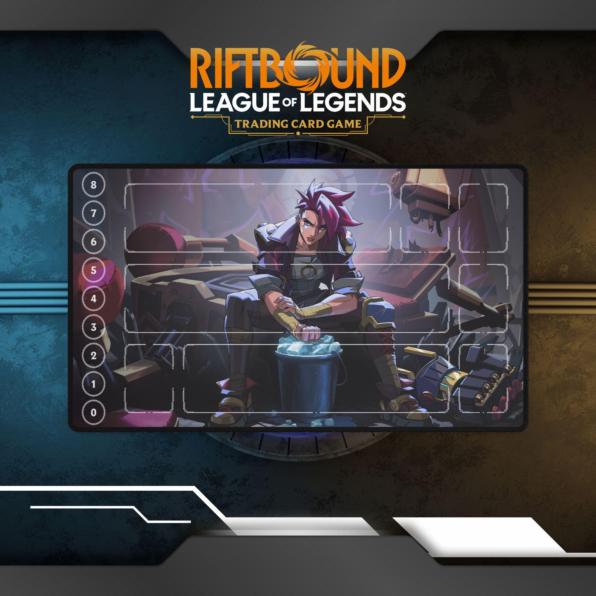 Riftbound 2XKO Playmat Vi | TCG Playmat - Etsy