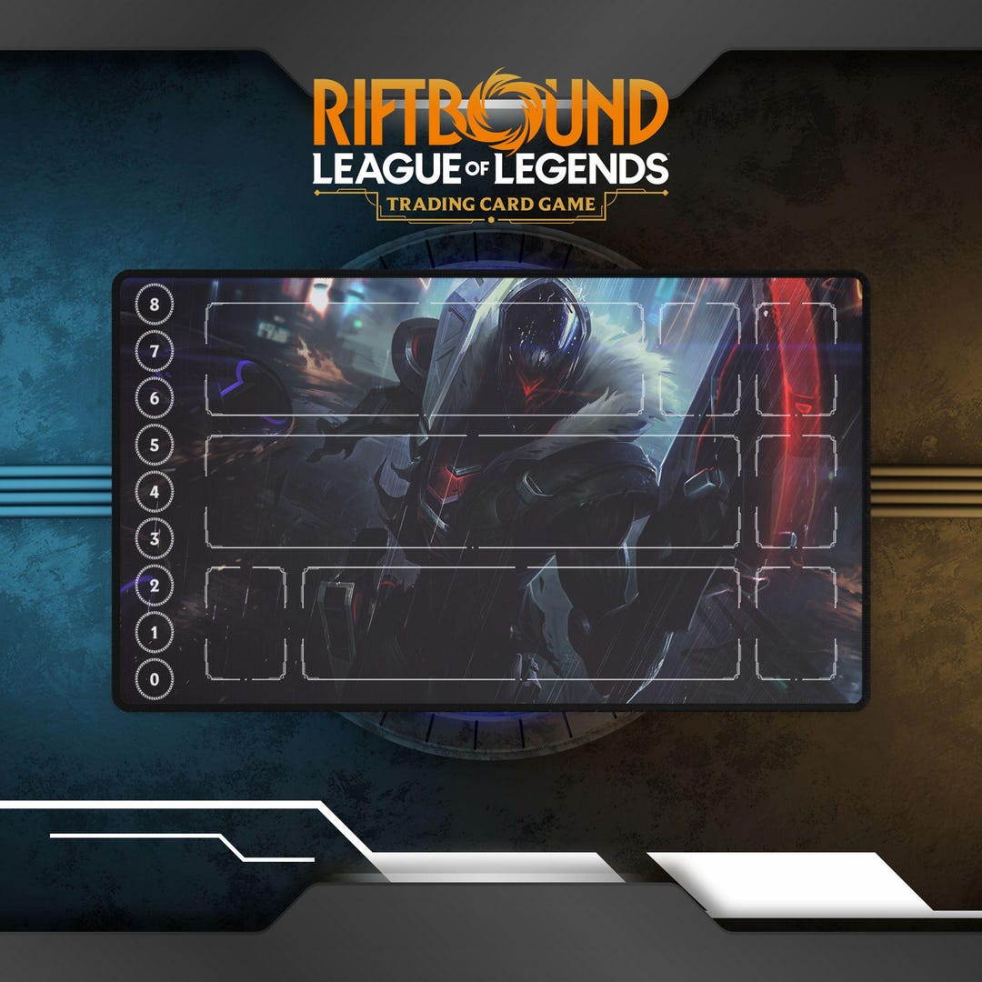Riftbound Playmat Jhin | TCG Card Game Playmat - Etsy