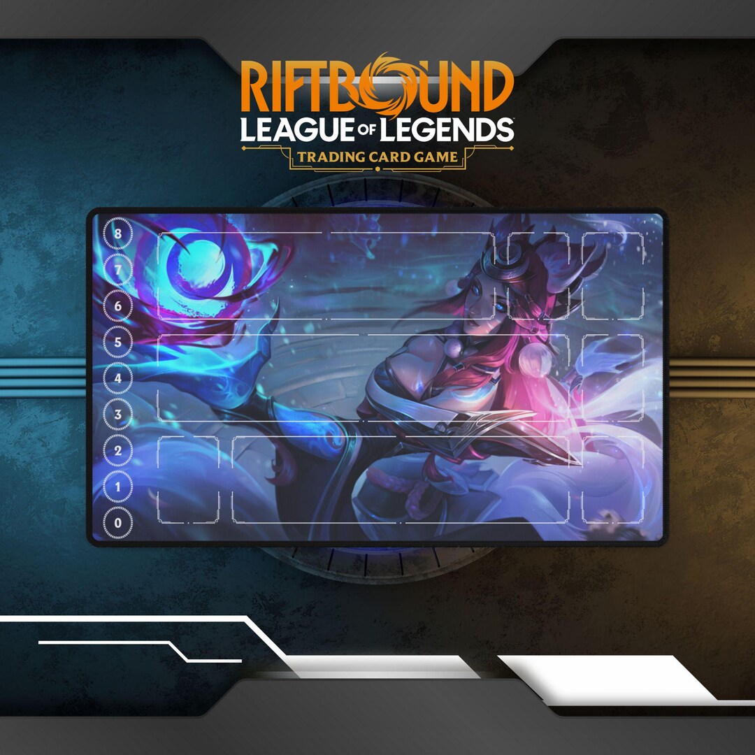 Ahri Riftbound Tft Riftbound Playmat Ahri | TCG Card Game Playmat - Etsy