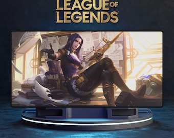 Alfombrilla de escritorio Caitlyn League of Legends / alfombrilla de escritorio lol, alfombrilla de ratón lol, alfombrilla de juego lol / alfombrilla de escritorio para gamer, alfombrilla de ratón para gamer, alfombrilla de juego TCG